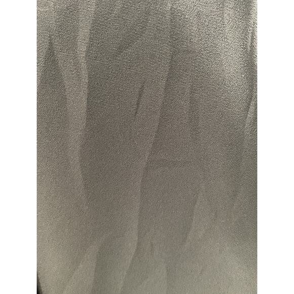 Express Green Polyester Chiffon Button-Up Top - Picture 4 of 4